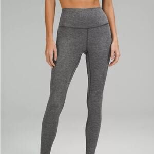 LULULEMON Align High-Rise Leggings. Size 2. Heathered Graphite Gray